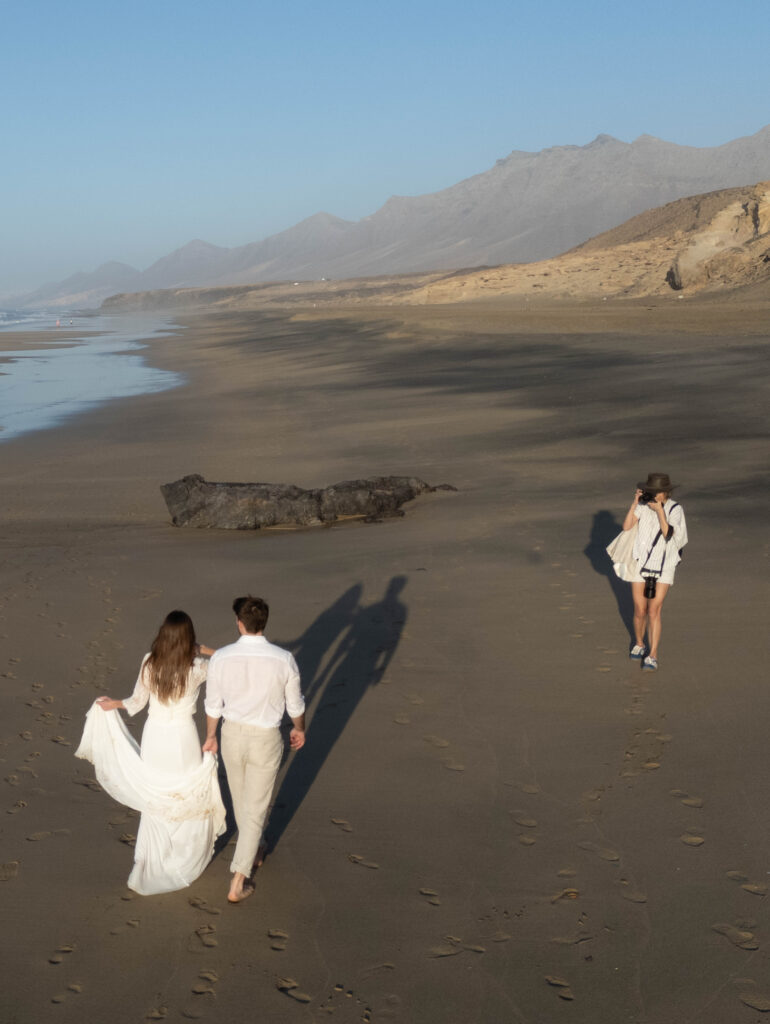 Making Off picture of Elopement Wedding at Fuerteventura on Cofete Beach